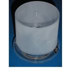 Ljusglas blästrad
